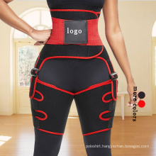 Wholesale Custom Logo Sweat Sport Slimming Fitness Leg Shaper Women Neoprene Waist Trainer Shaper